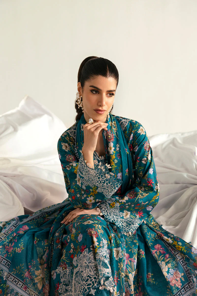 Qalamkar Lawn QPrints – PQ-10 Faha - Image 7