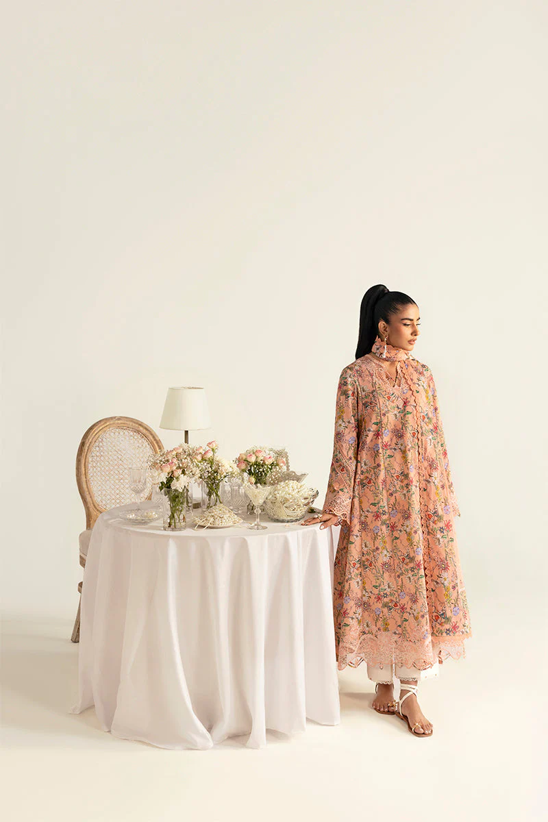 Qalamkar Lawn QPrints – PQ-10 Maria - Image 3