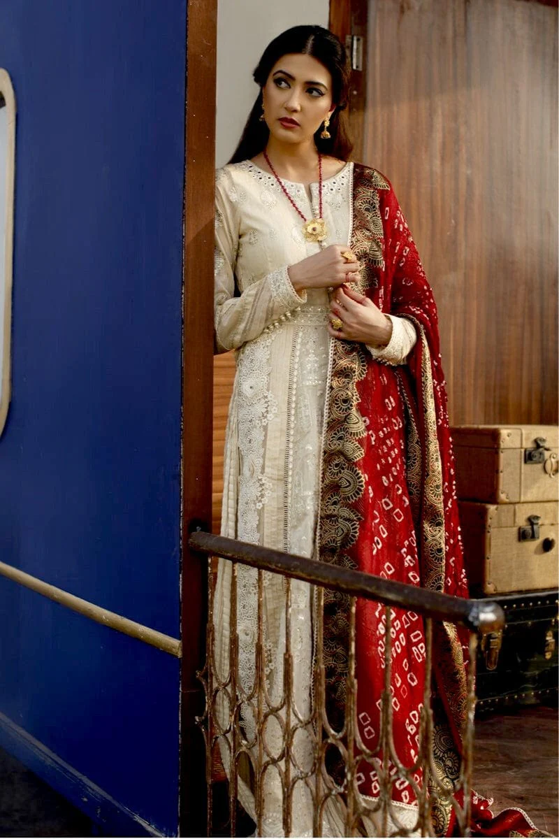 Qalamkar Luxury Festive Lawn Collection 2021 β FX-07