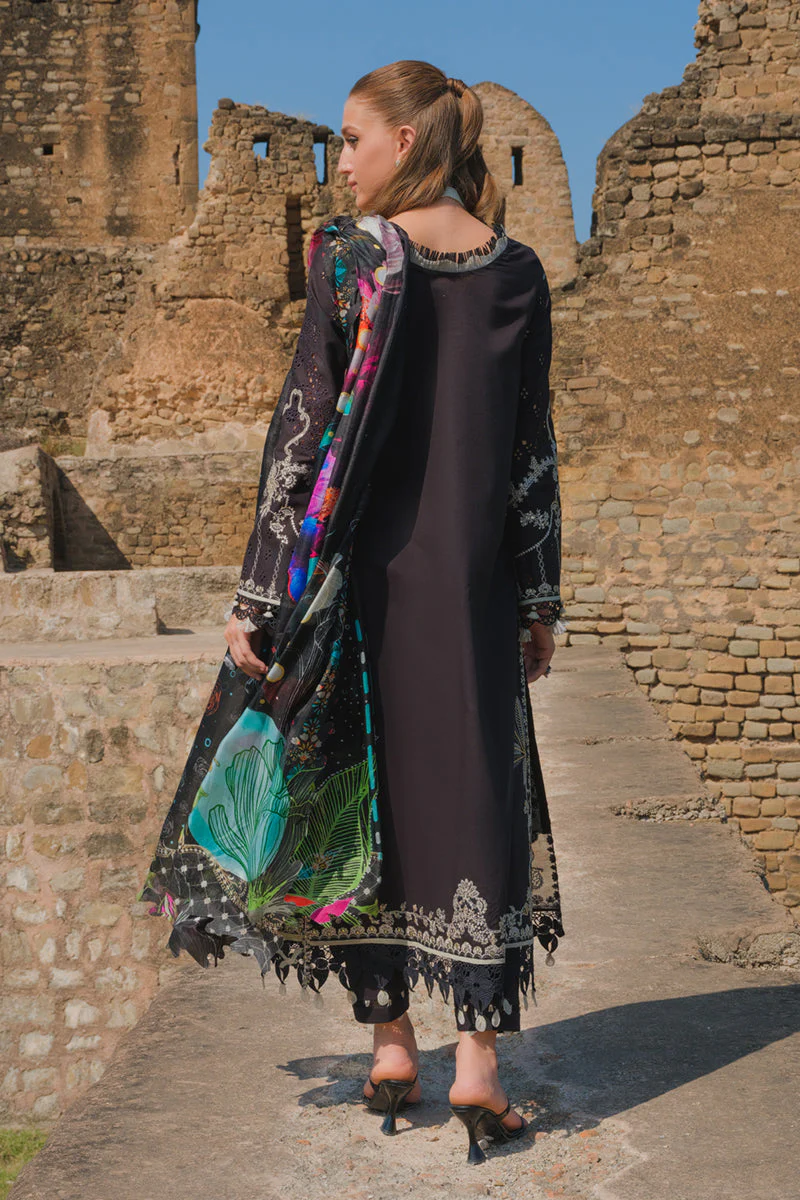 Qalamkar Luxury Lawn Eid Edit – BE-03 INEZ - Image 4