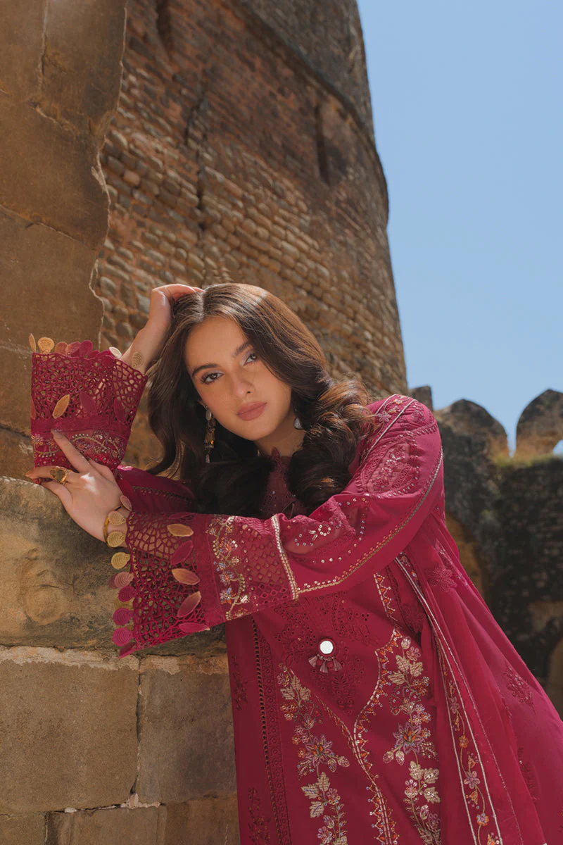 Qalamkar Luxury Lawn Eid Edit – BE-06 RHEA - Image 3