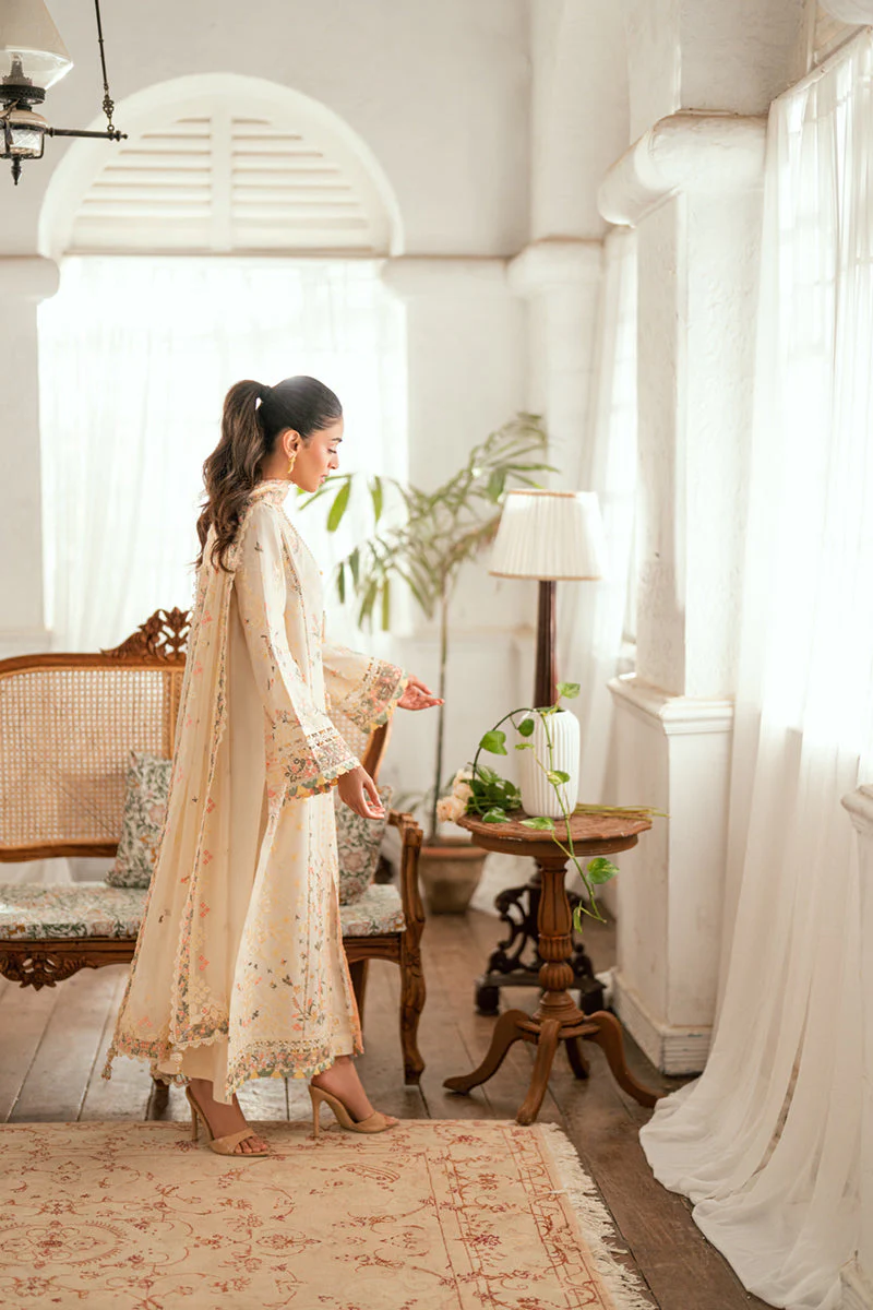 Qalamkar Luxury Lawn Eid Edit – SB-01 Rina - Image 6