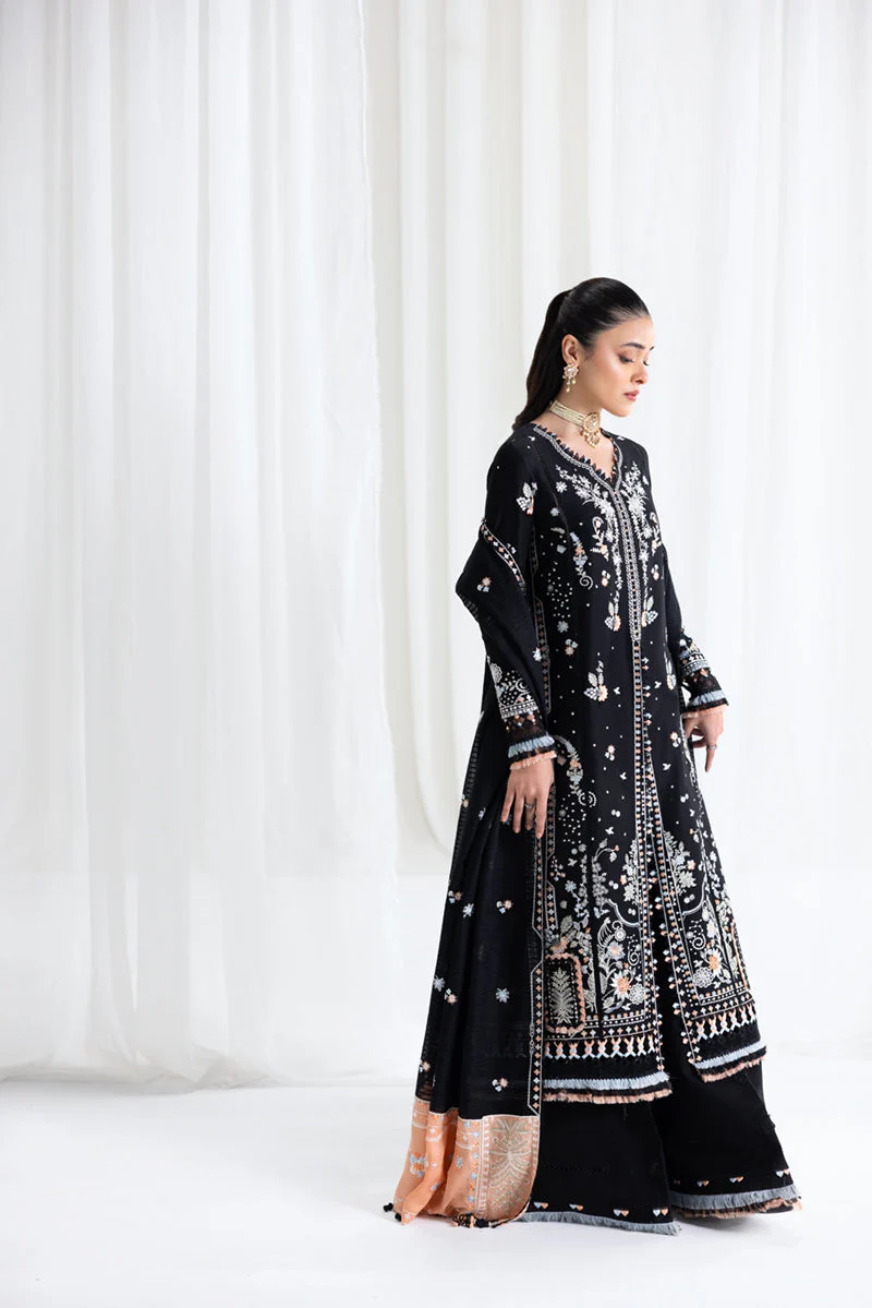 Qalamkar Luxury Lawn Eid Edit – SB-03 Misha - Image 18