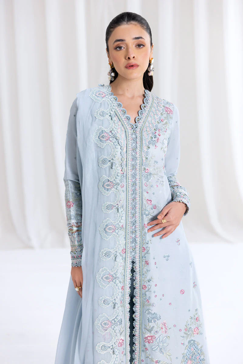 Qalamkar Luxury Lawn Eid Edit – SB-04 Zarish - Image 16