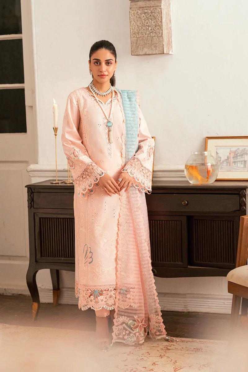 Qalamkar Luxury Lawn Eid Edit – SB-05 Aleeza - Image 2