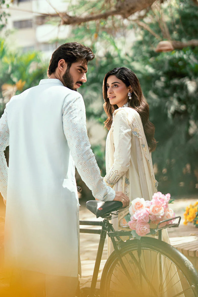 Qalamkar Luxury Lawn Eid Edit – SB-09 Adeena - Image 12