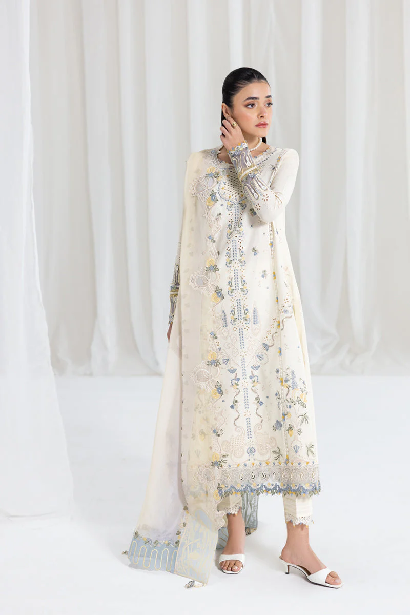 Qalamkar Luxury Lawn Eid Edit – SB-09 Adeena - Image 18