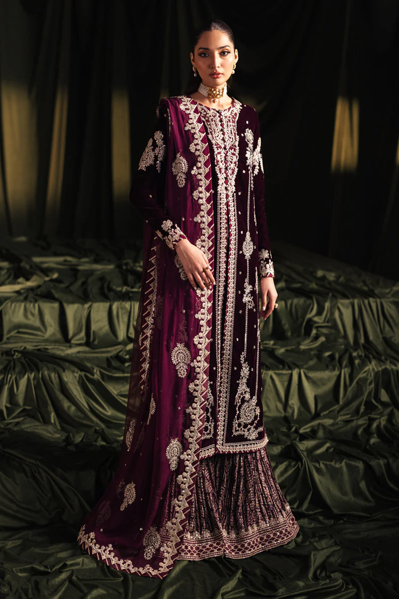 Qalamkar Luxury Velvet Edit Formals – BK-01 AMANI - Image 15