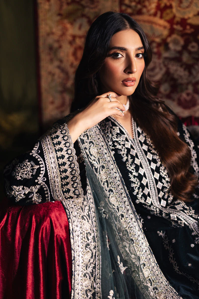 Qalamkar Luxury Velvet Edit Formals – BK-03 SAMIRA - Image 10