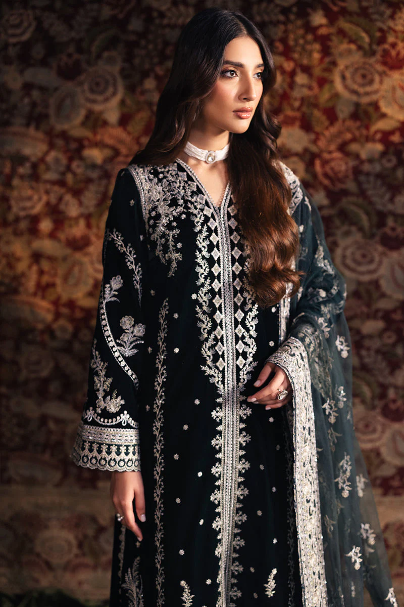 Qalamkar Luxury Velvet Edit Formals – BK-03 SAMIRA - Image 2