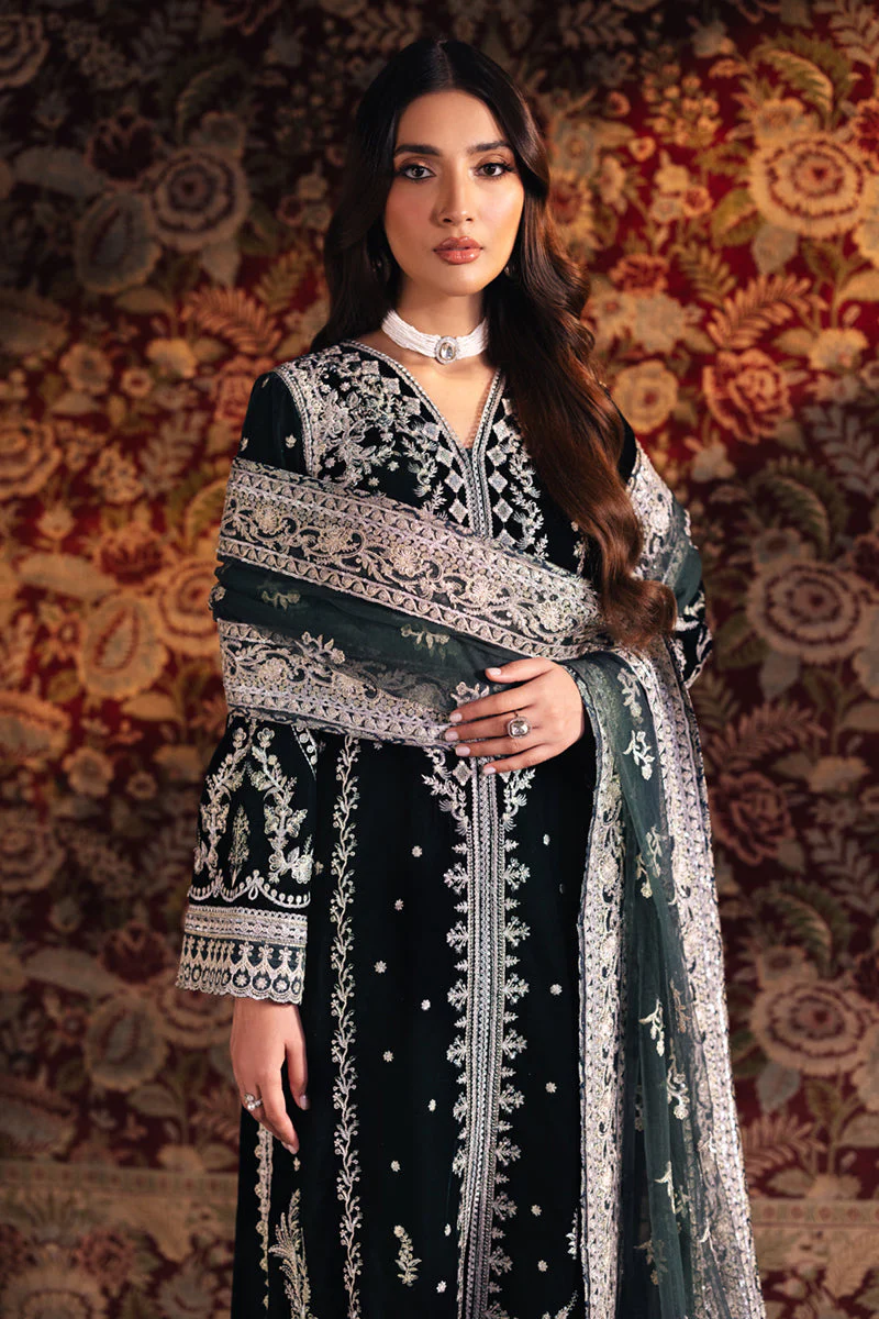 Qalamkar Luxury Velvet Edit Formals – BK-03 SAMIRA - Image 4