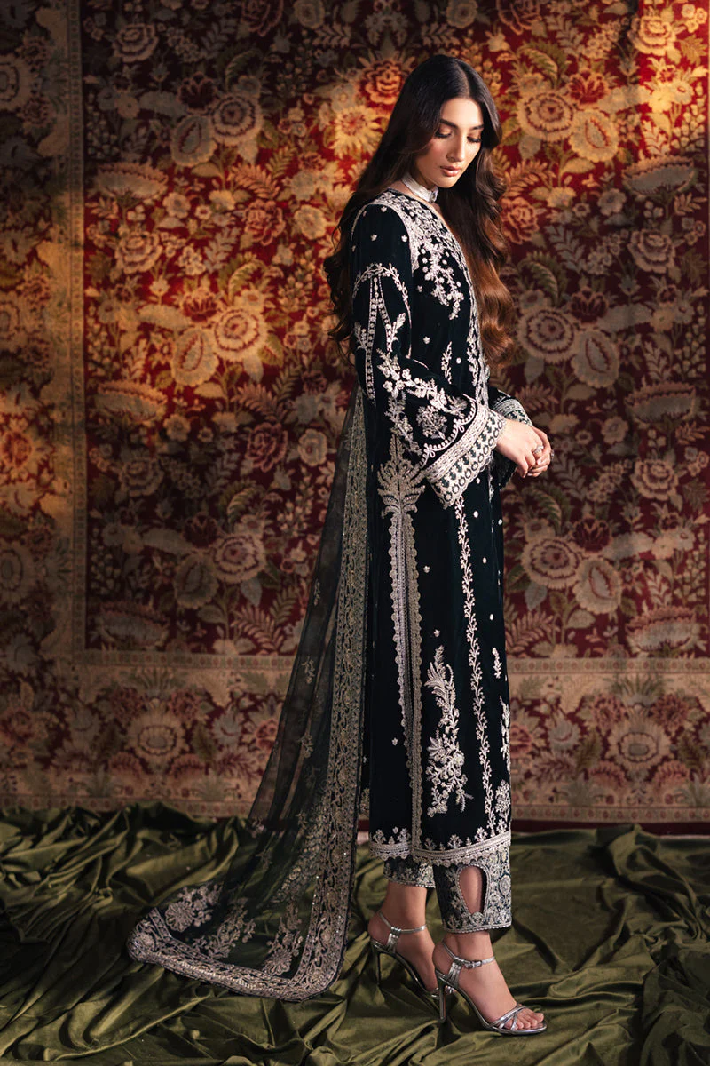 Qalamkar Luxury Velvet Edit Formals – BK-03 SAMIRA - Image 5