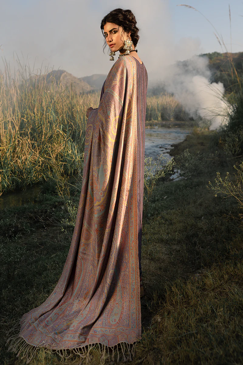 Qalamkar Luxury Winter Collection (with Shawl) 2020 – KS-06 - Image 2