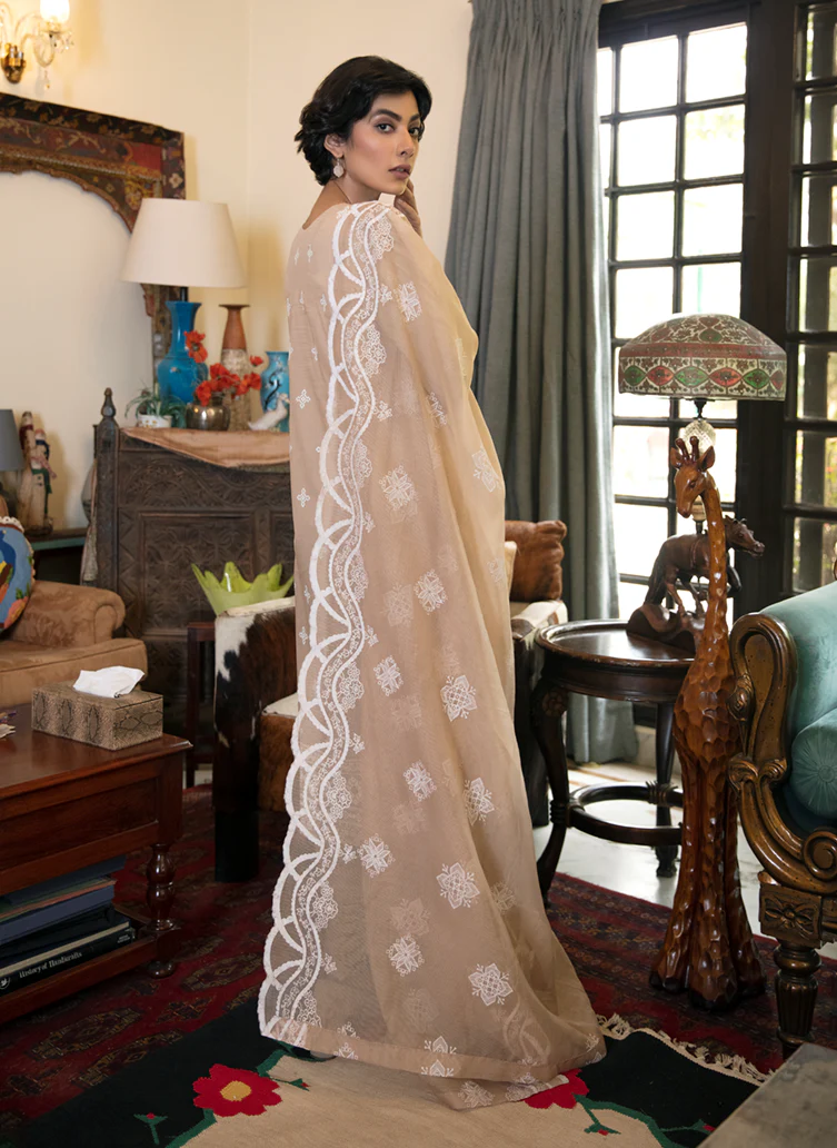 Qalamkar Qline Lawn Collection 2021 – BL-08 Zareen - Image 5