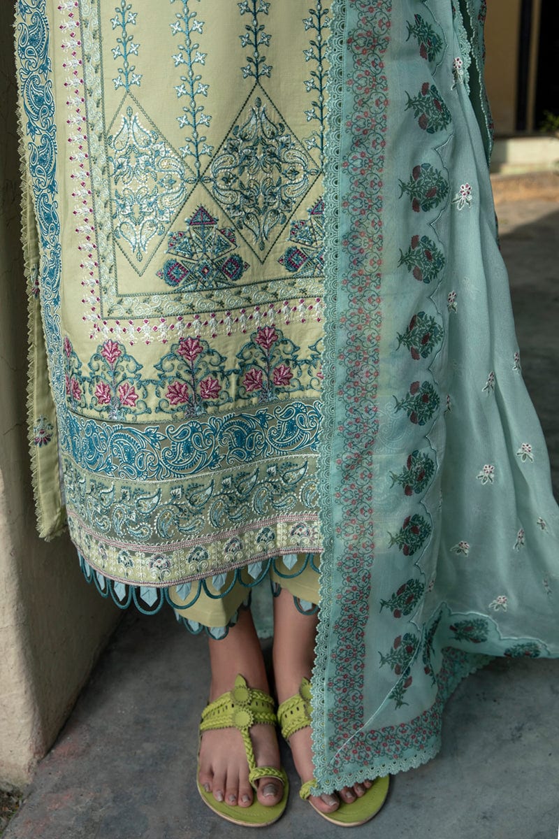 Qalamkar Qline Lawn Collection 2022 – QB-04 ZOE - Image 6