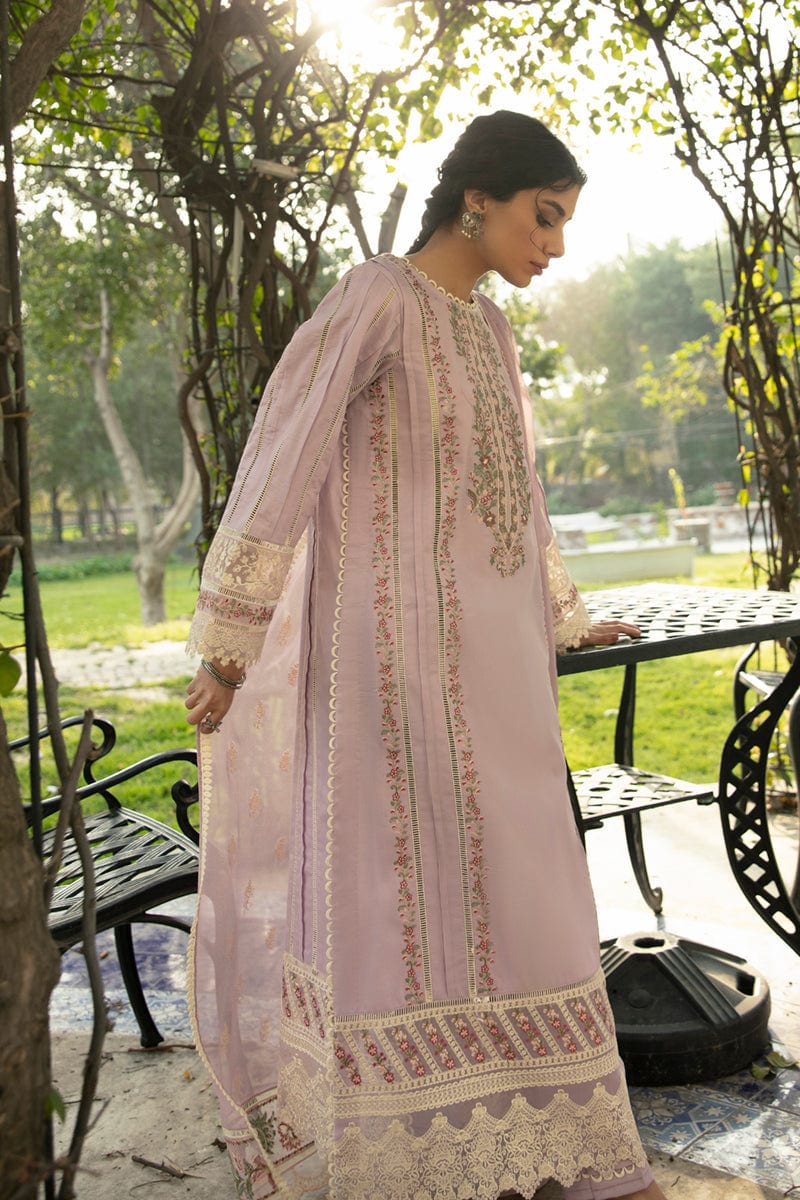Qalamkar Qline Lawn Collection 2022 – QB-06 LAURA - Image 4