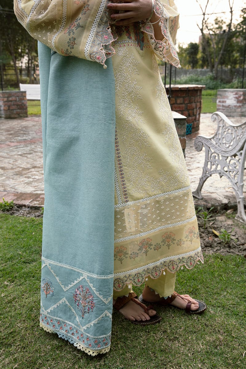 Qalamkar Qline Lawn Collection 2022 – QB-07 ANGELA - Image 5