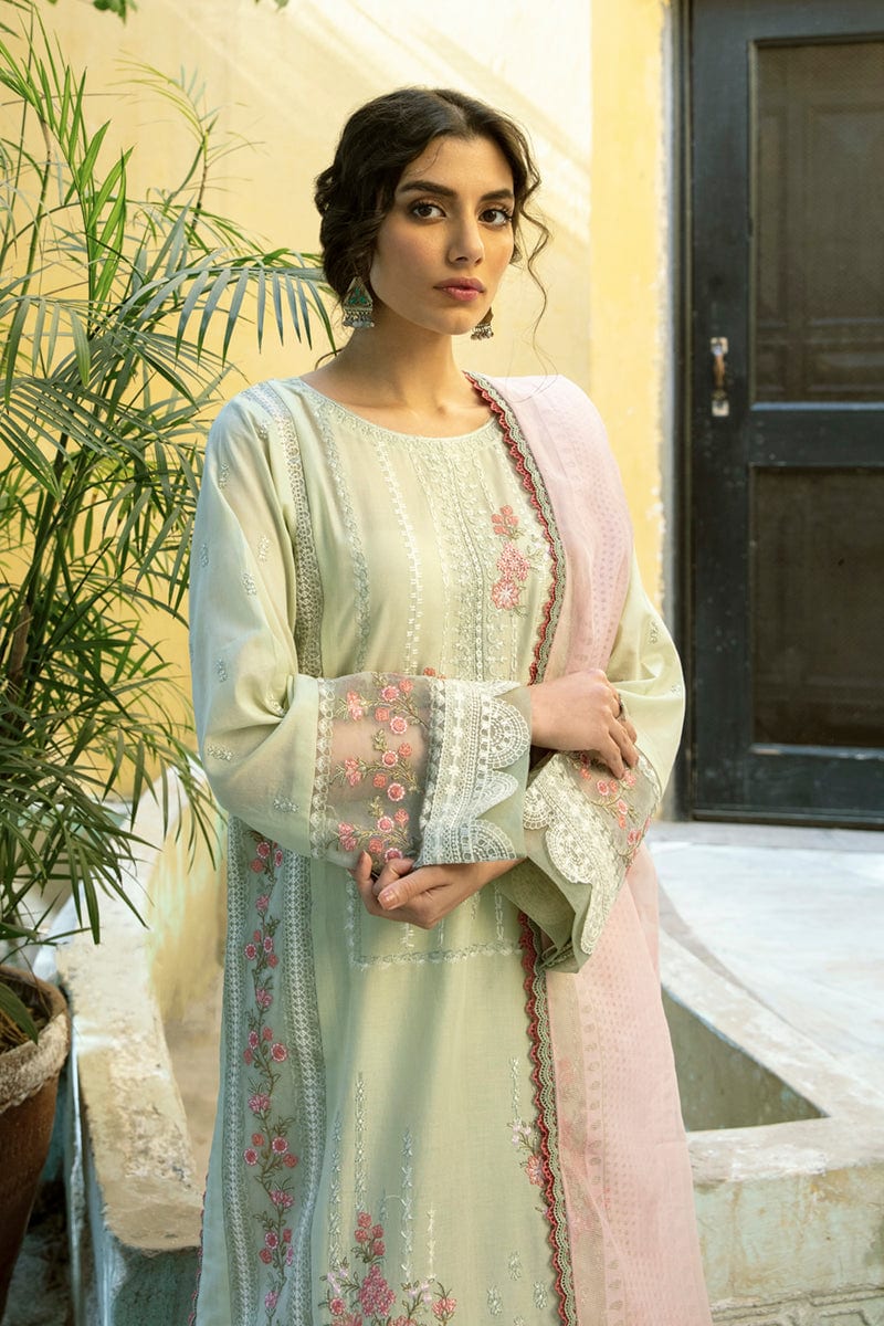 Qalamkar Qline Lawn Collection 2022 – QB-11 ESME - Image 2