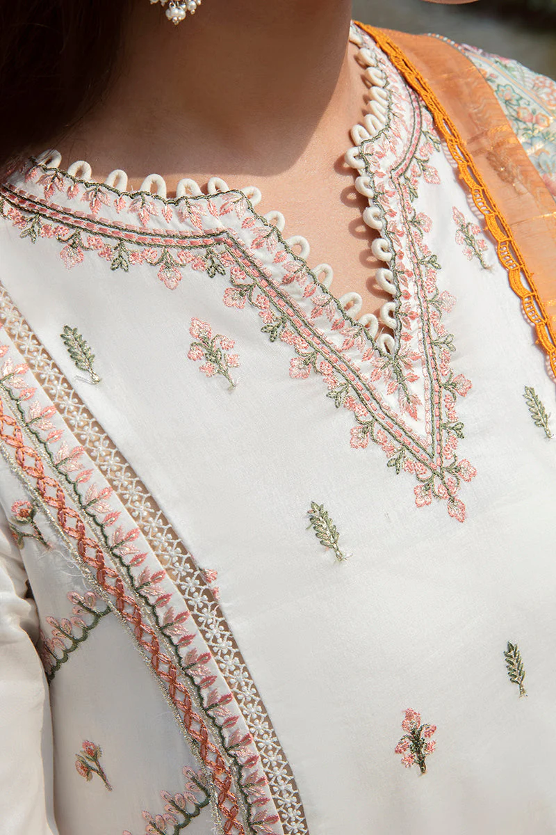 Qalamkar Qline Lawn Collection 2023 – AK-07 HANA - Image 4
