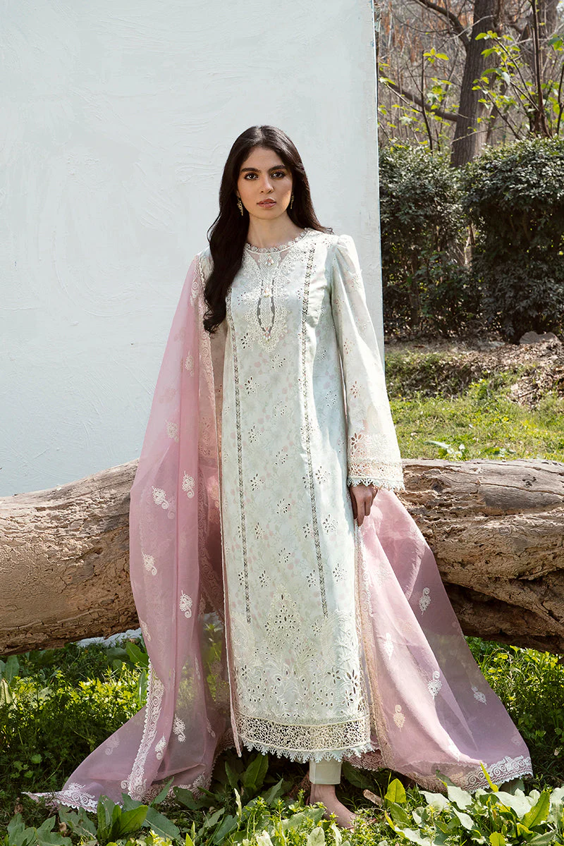 Qalamkar Qline Lawn Collection 2023 – AK-12 GIZA - Image 3