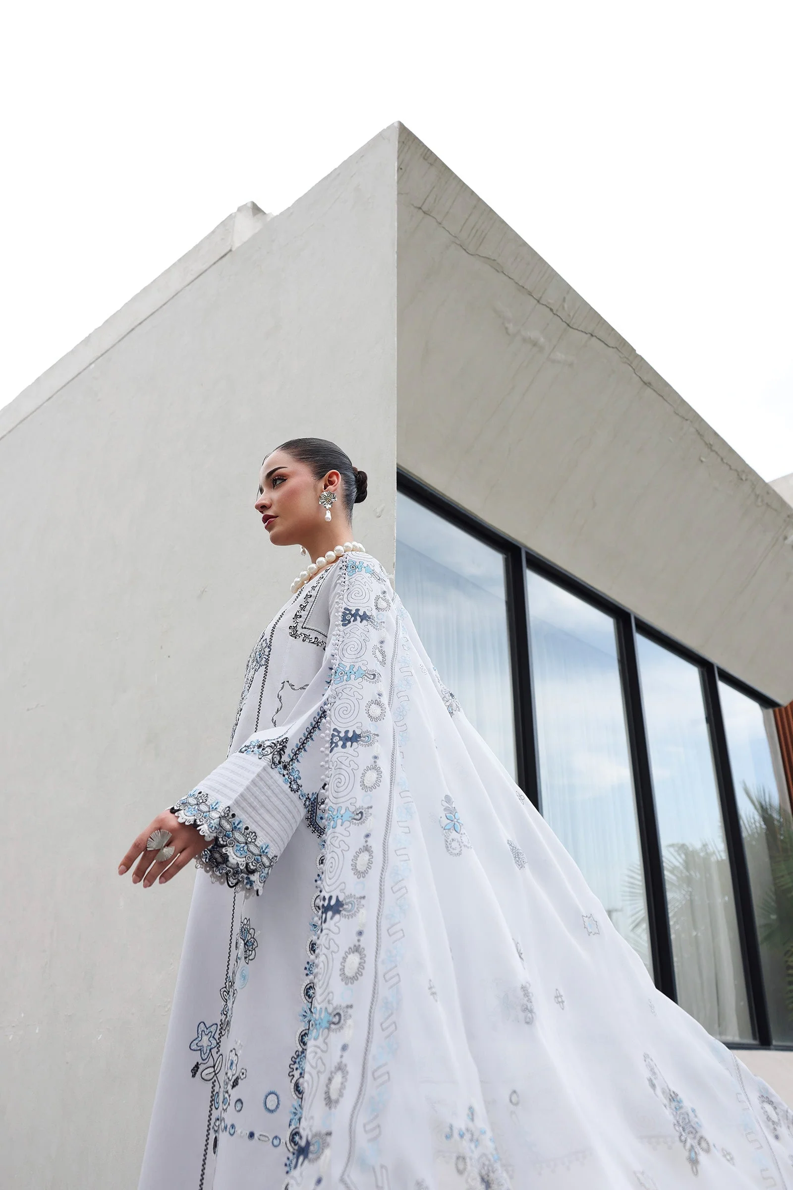 Qalamkar Qline Lawn Drop II – QKL-03 SAMIA - Image 7