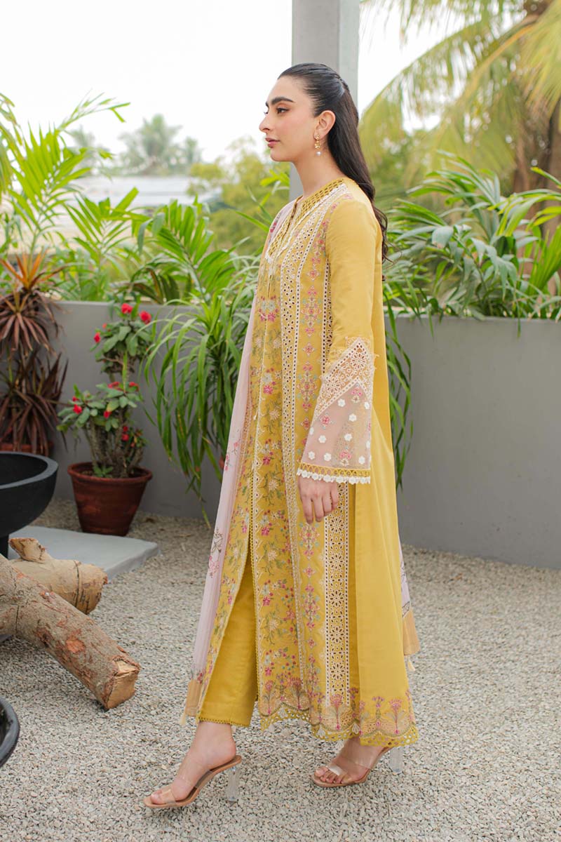 Qalamkar Qline Lawn Edit – JK-15 MIEL - Image 3