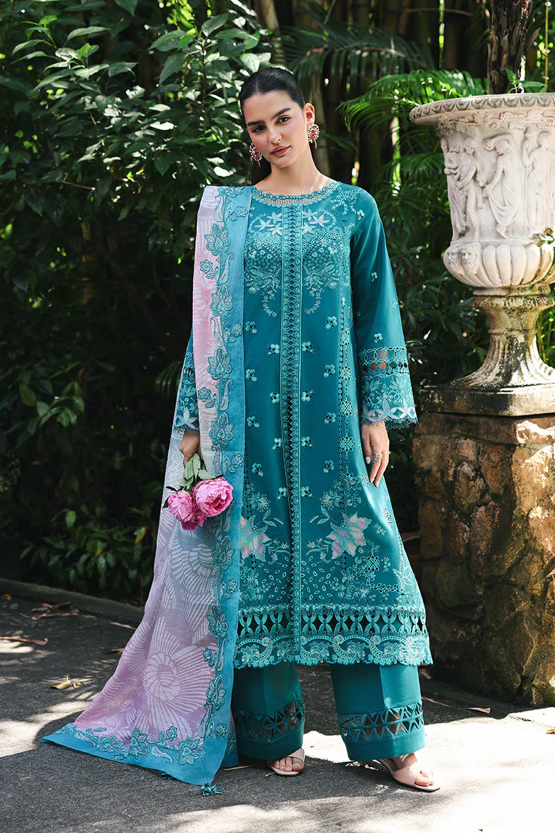 Qalamkar Qline Lawn – RP-03 SAPPHIRE - Image 2