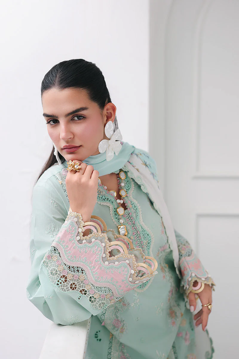 Qalamkar Qline Lawn – RP-05 RAHA - Image 4