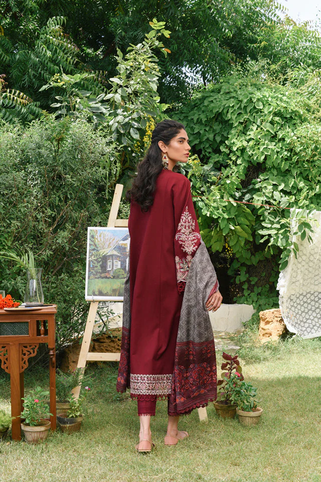 Qalamkar Qline Linen Collection – VL-08 SAMAR - Image 3