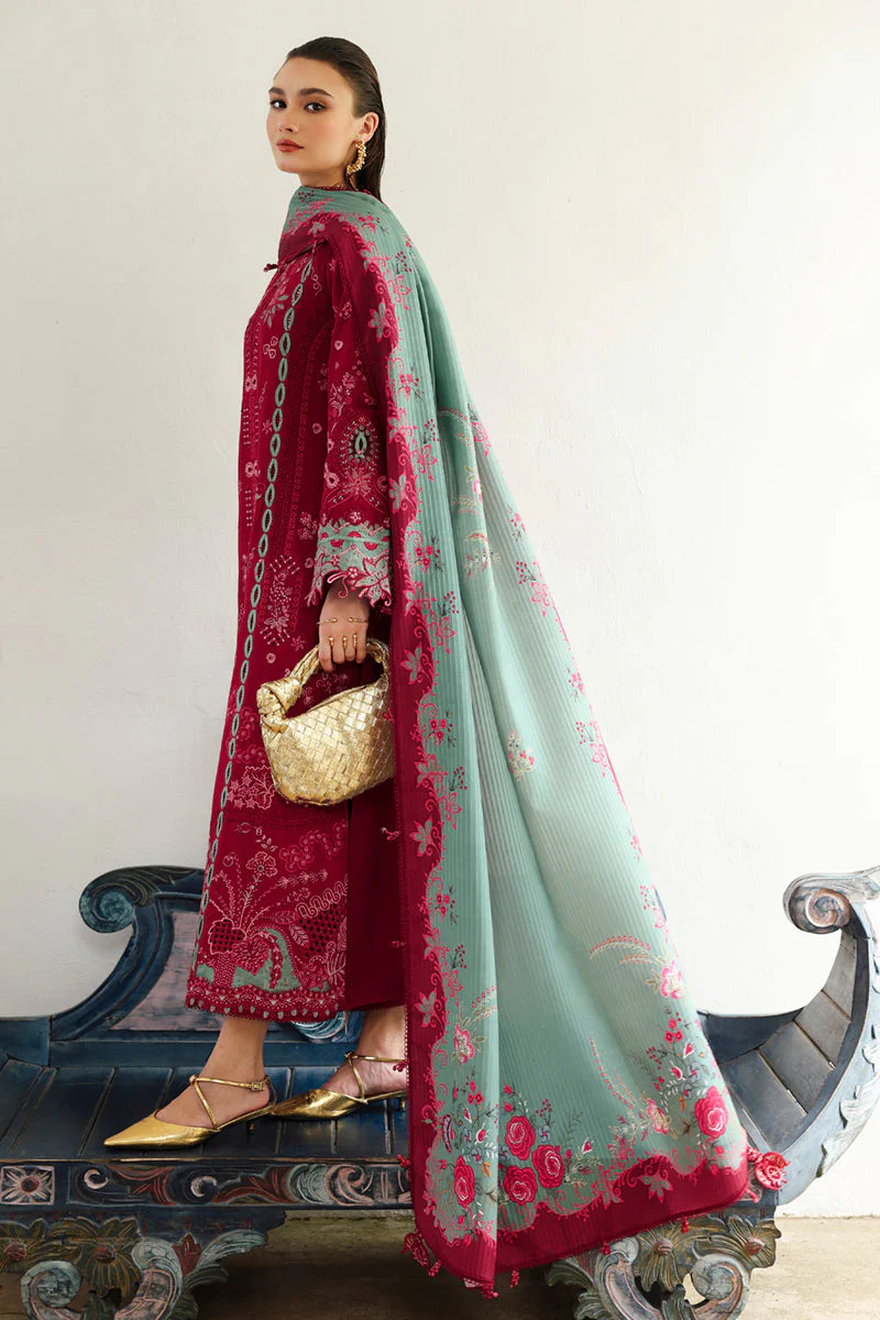 Qalamkar Qline Linen Fall – KL-12 ROOHI - Image 13