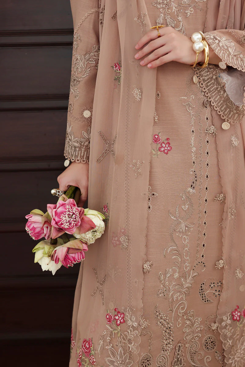 Qalamkar Qline Linen Fall – KL-14 DUSK - Image 9