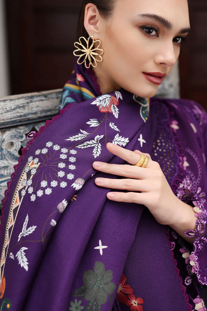 Qalamkar Qline Linen Fall – KL-15 IRIS - Image 9