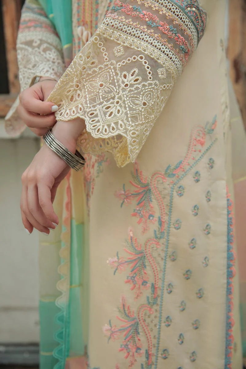 Qalamkar Qline Summer Lawn Collection 2022 – AQ-02 ASFA - Image 4