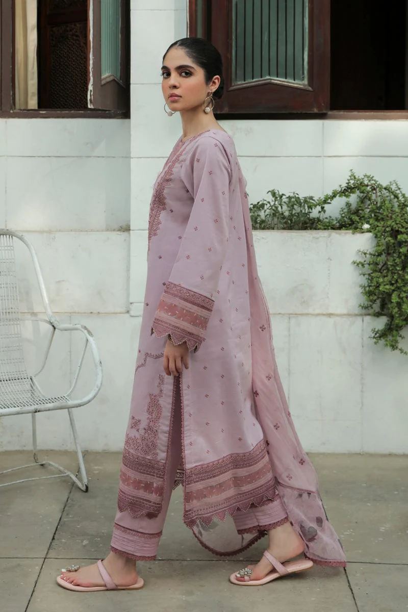 Qalamkar Qline Summer Lawn Collection 2022 – AQ-04 ELAAF - Image 3