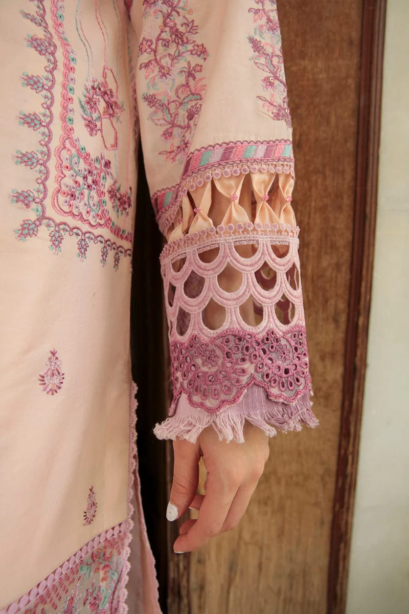 Qalamkar Qline Summer Lawn Collection 2022 – AQ-08 SAMAR - Image 4