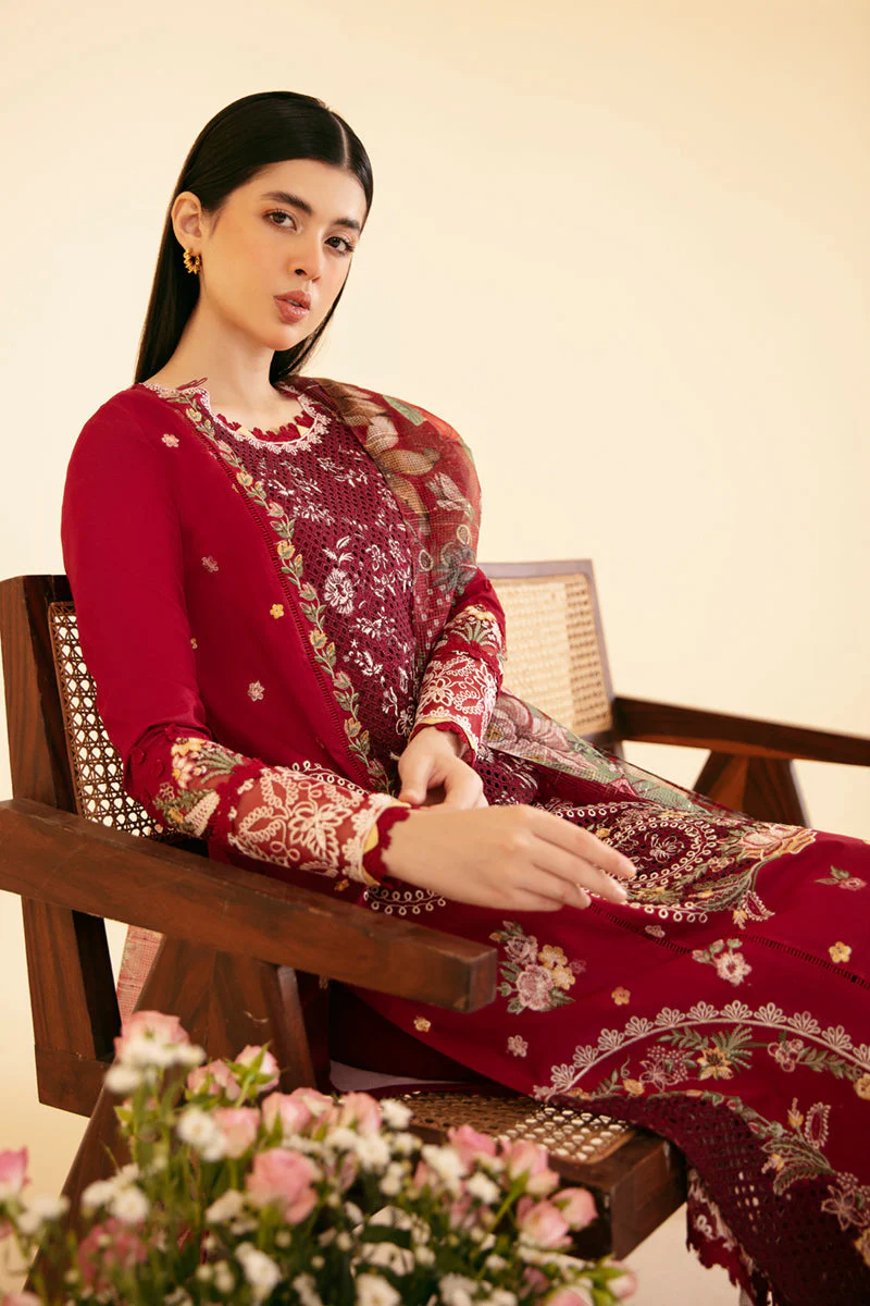 Qalamkar Qlinekari Chikankari Lawn – SQ-04 LARMINA - Image 4