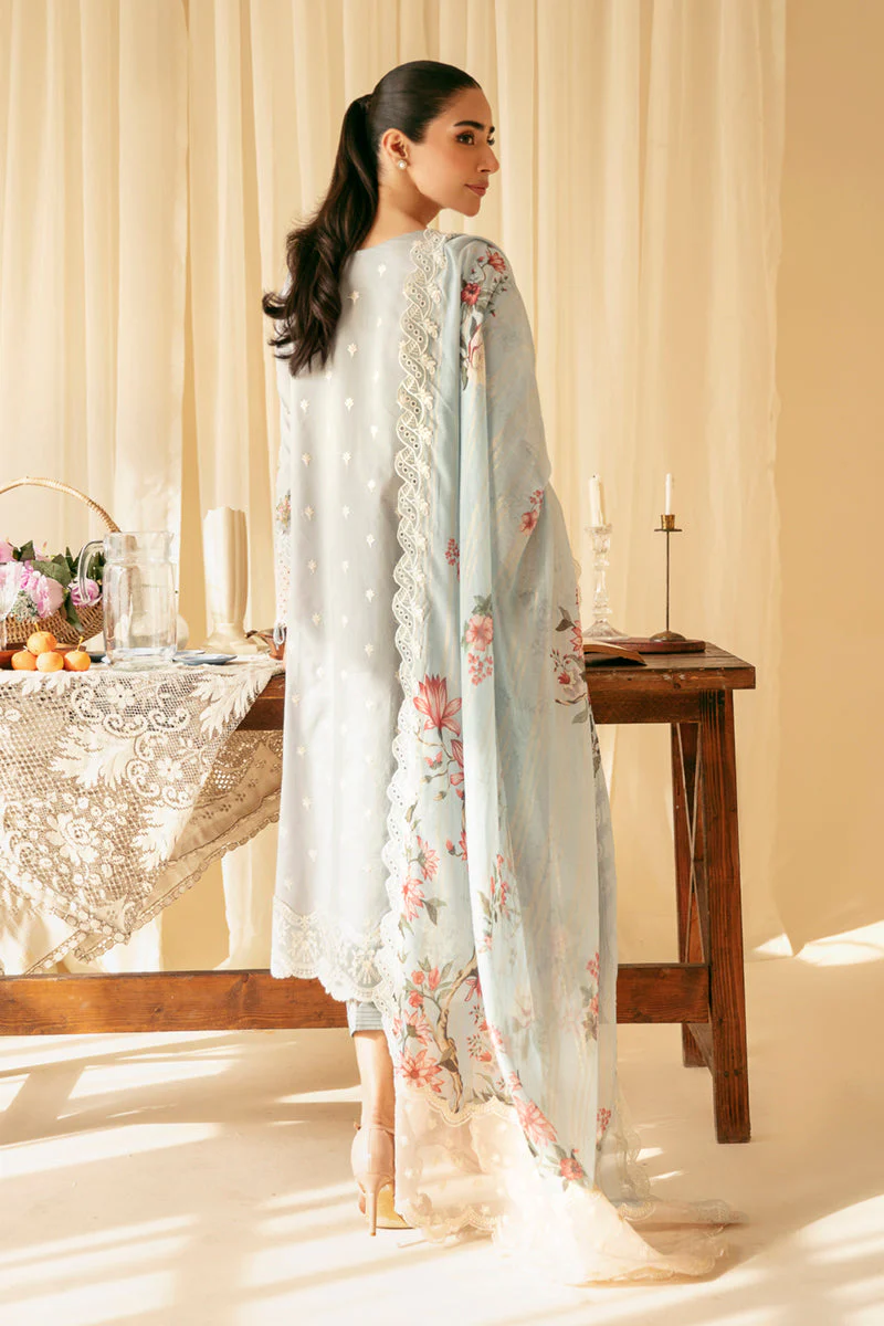 Qalamkar Qlinekari Chikankari Lawn – SQ-15 NEYLAN - Image 6