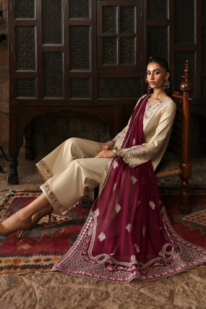 Qalamkar Qlinekari Fall/Winter Linen – LM-01 FAYE - Image 3