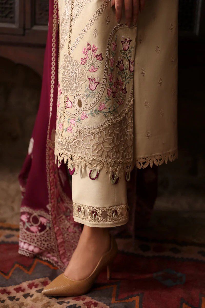 Qalamkar Qlinekari Fall/Winter Linen – LM-01 FAYE - Image 4