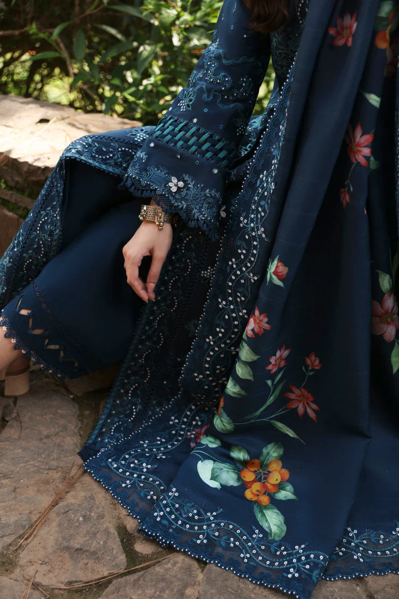 Qalamkar Qlinekari Fall/Winter Linen – LM-10 TULA - Image 3