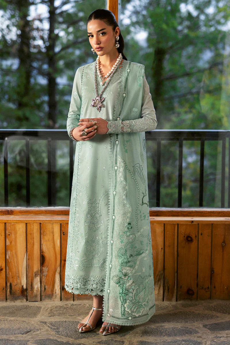 Qalamkar Qlinekari Lawn – DC-15 Elira - Image 3
