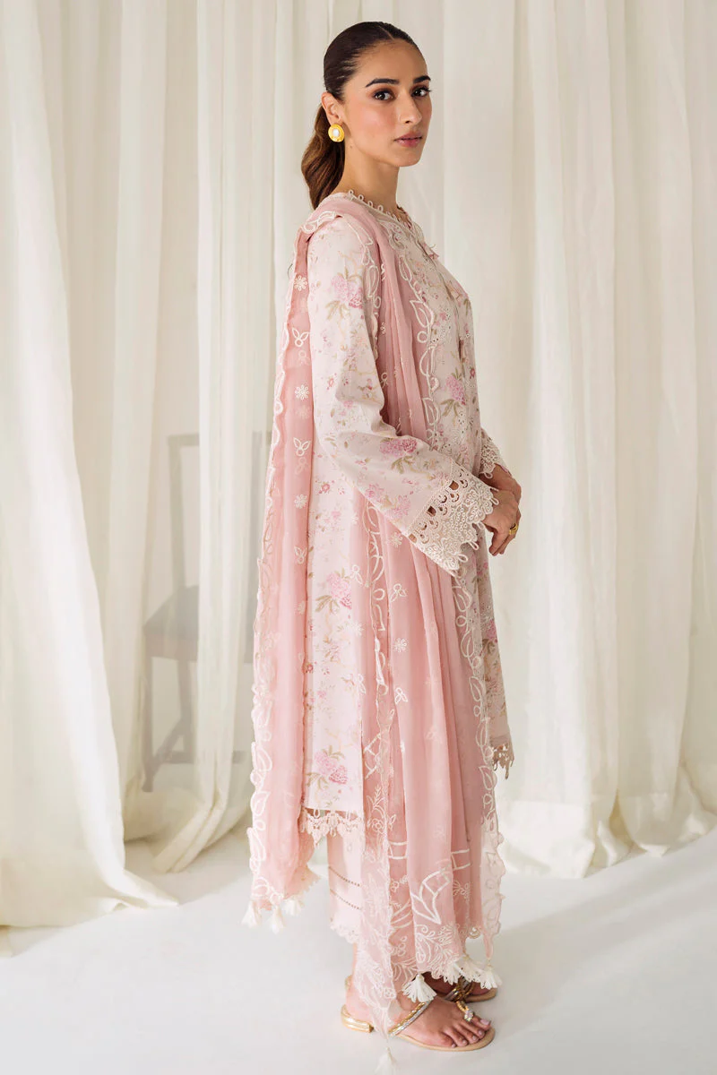 Qalamkar Qprints Eid Edit Lawn – AR-10 HELENE - Image 4
