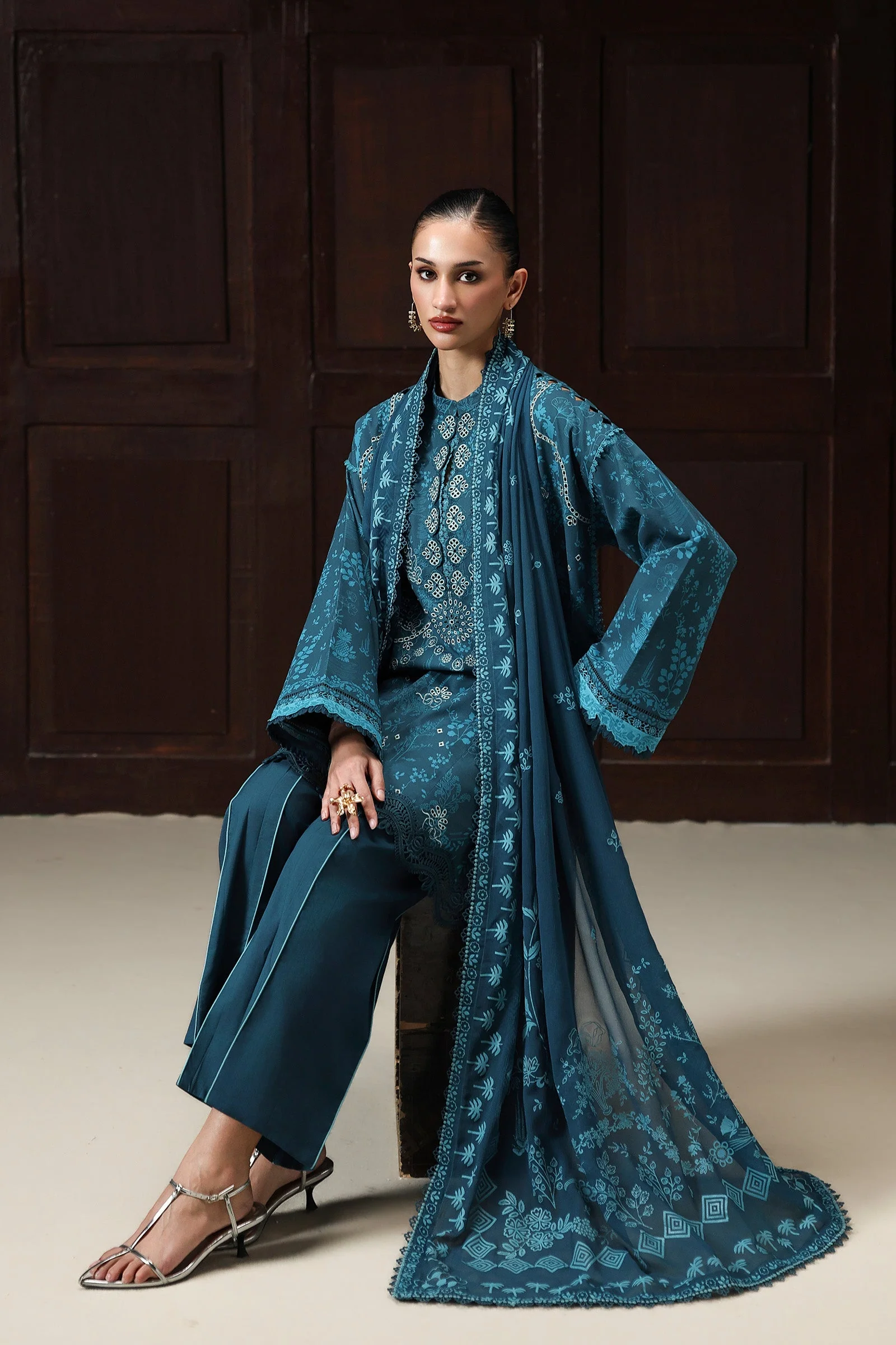 Qalamkar QPrints Lawn Drop II – QQP-06 (A) ALYRA - Image 2