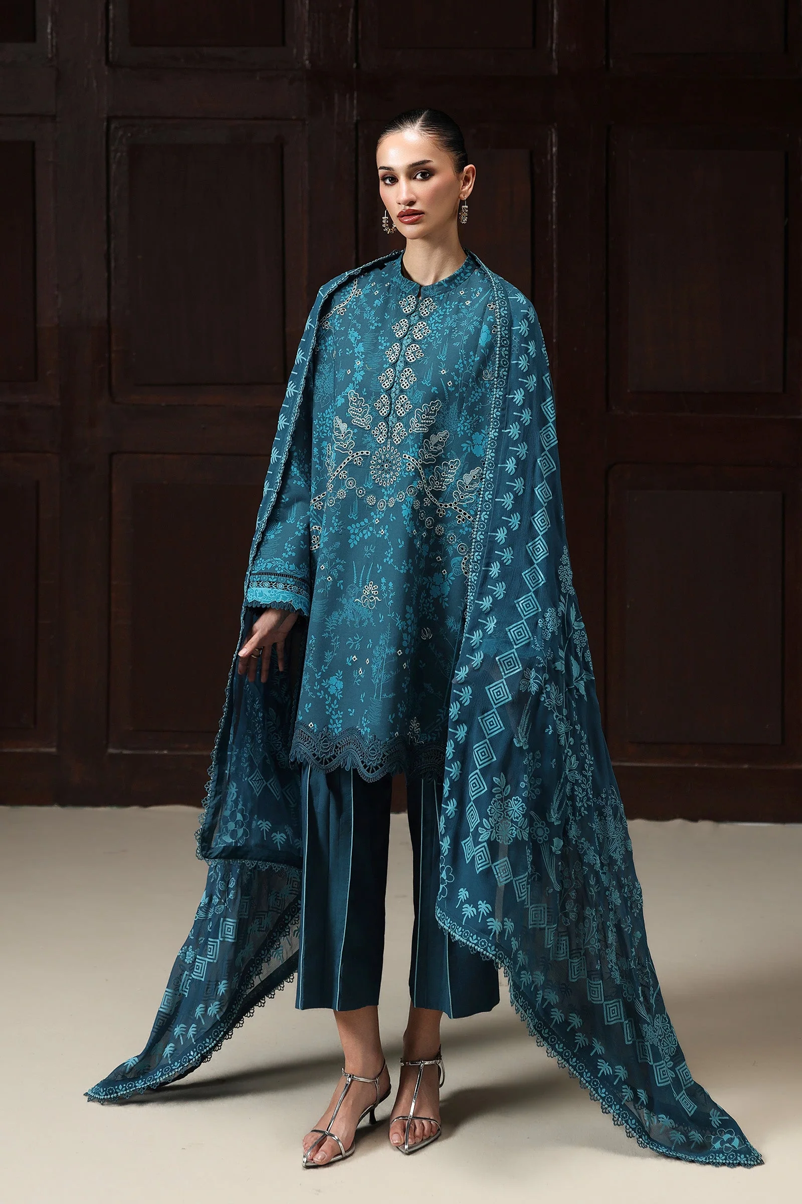 Qalamkar QPrints Lawn Drop II – QQP-06 (A) ALYRA - Image 4