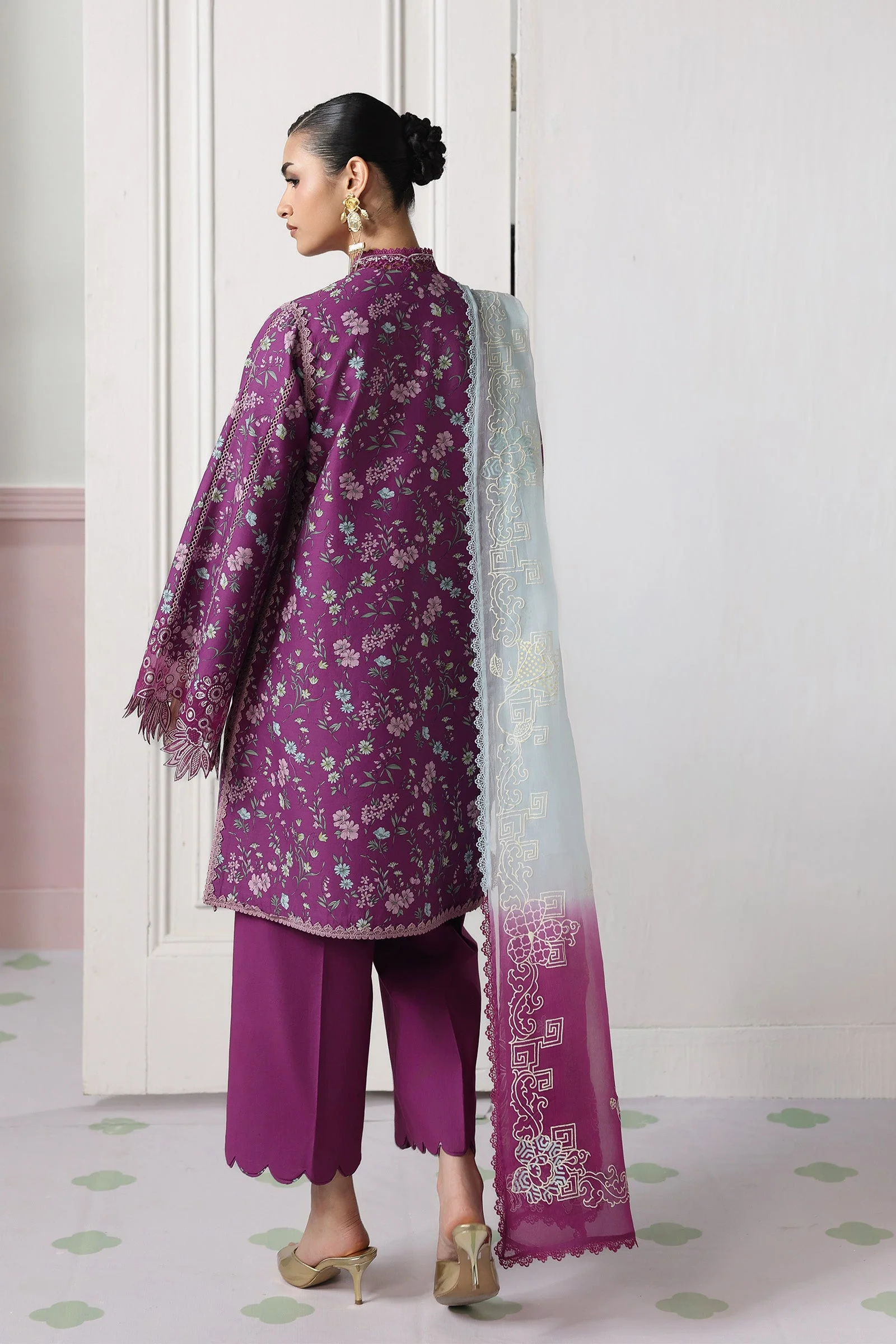 Qalamkar QPrints Lawn Drop II – QQP-09 (A) BRISE - Image 5