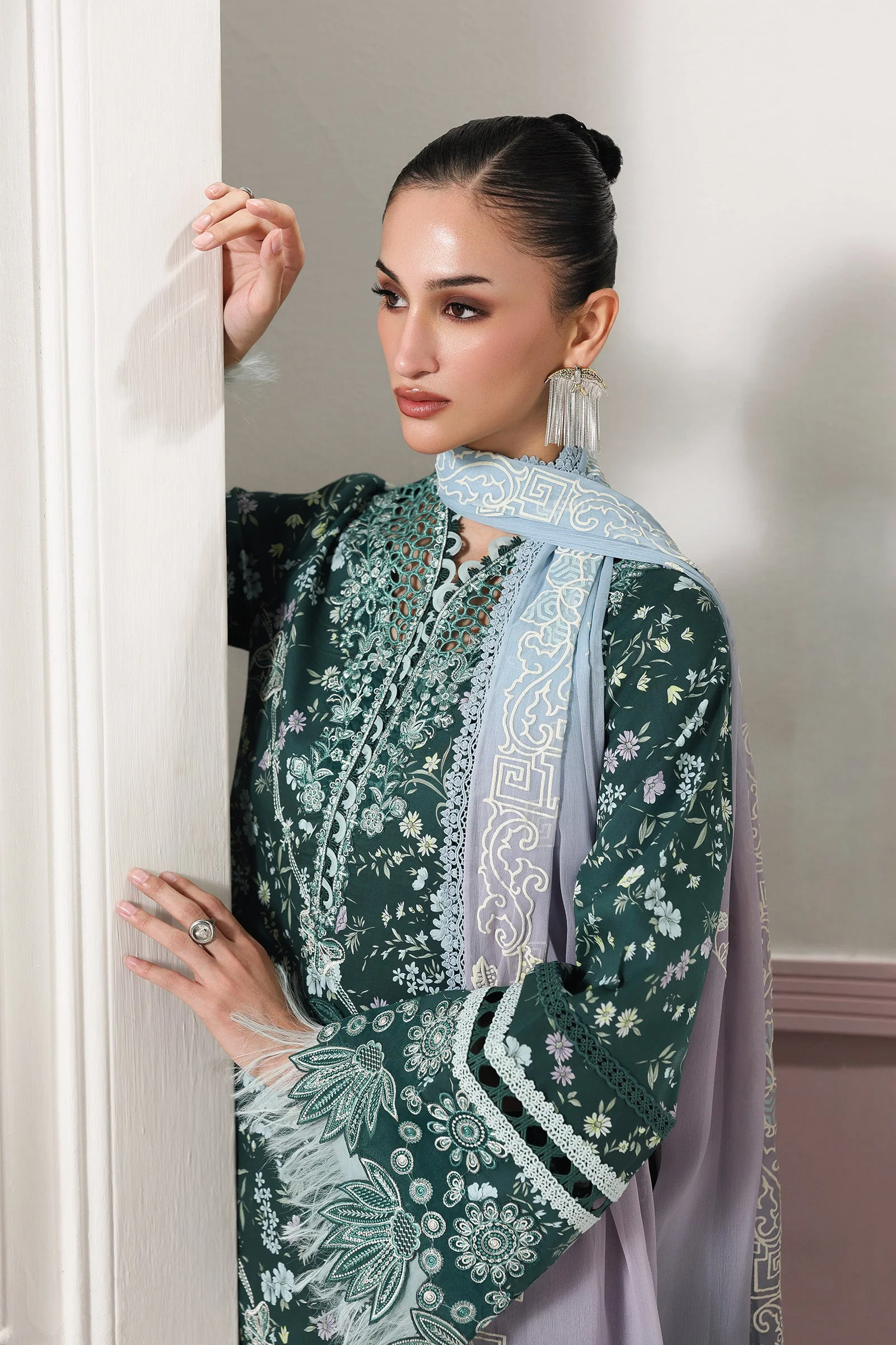 Qalamkar QPrints Lawn Drop II – QQP-09 (B) DIANE - Image 8