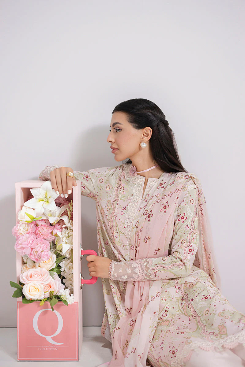 Qalamkar QPrints Lawn Vol-2 – EM-03 (B) MIRA - Image 4