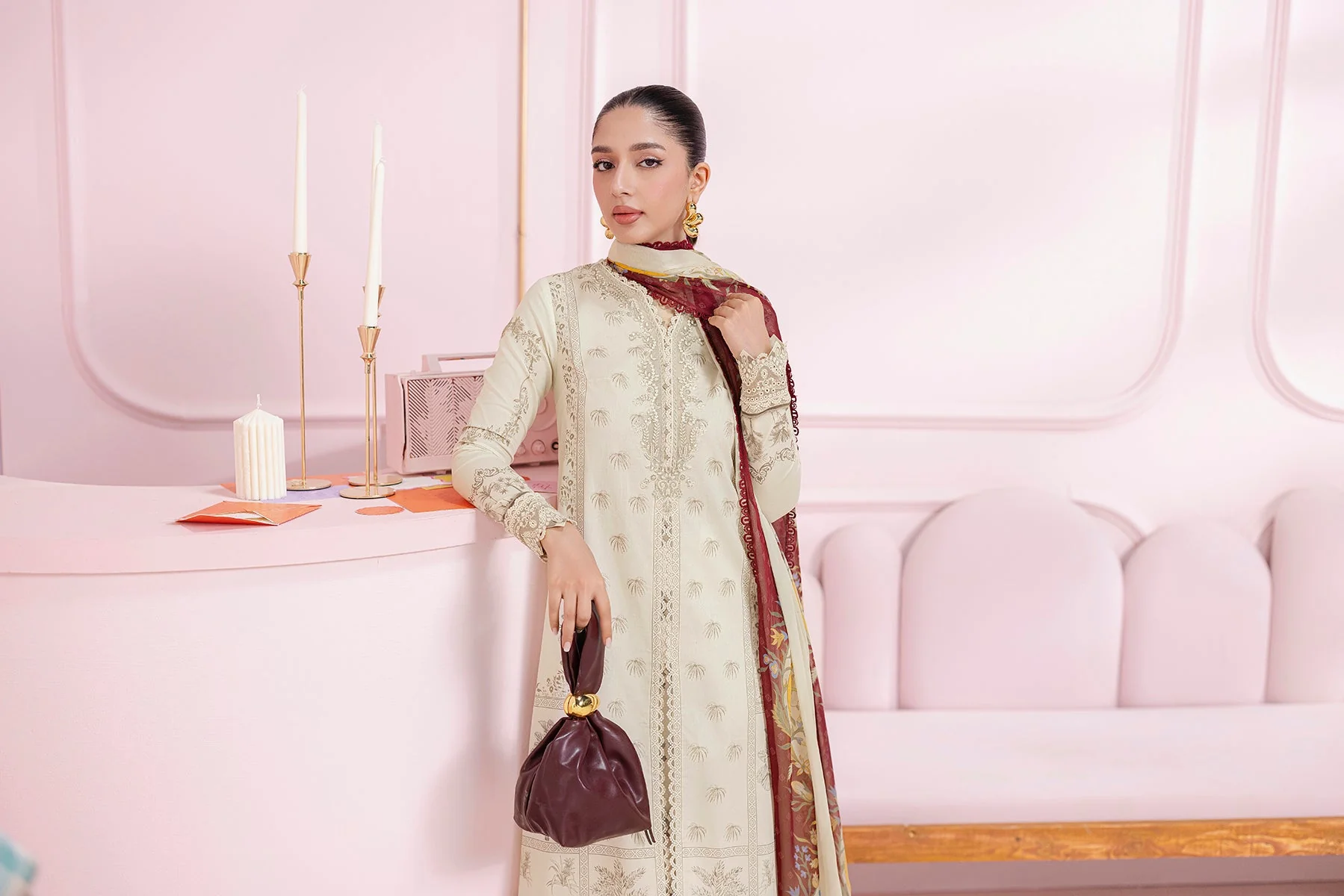 Qalamkar QPrints Lawn Vol-2 – EM-06 (B) TALIA - Image 5