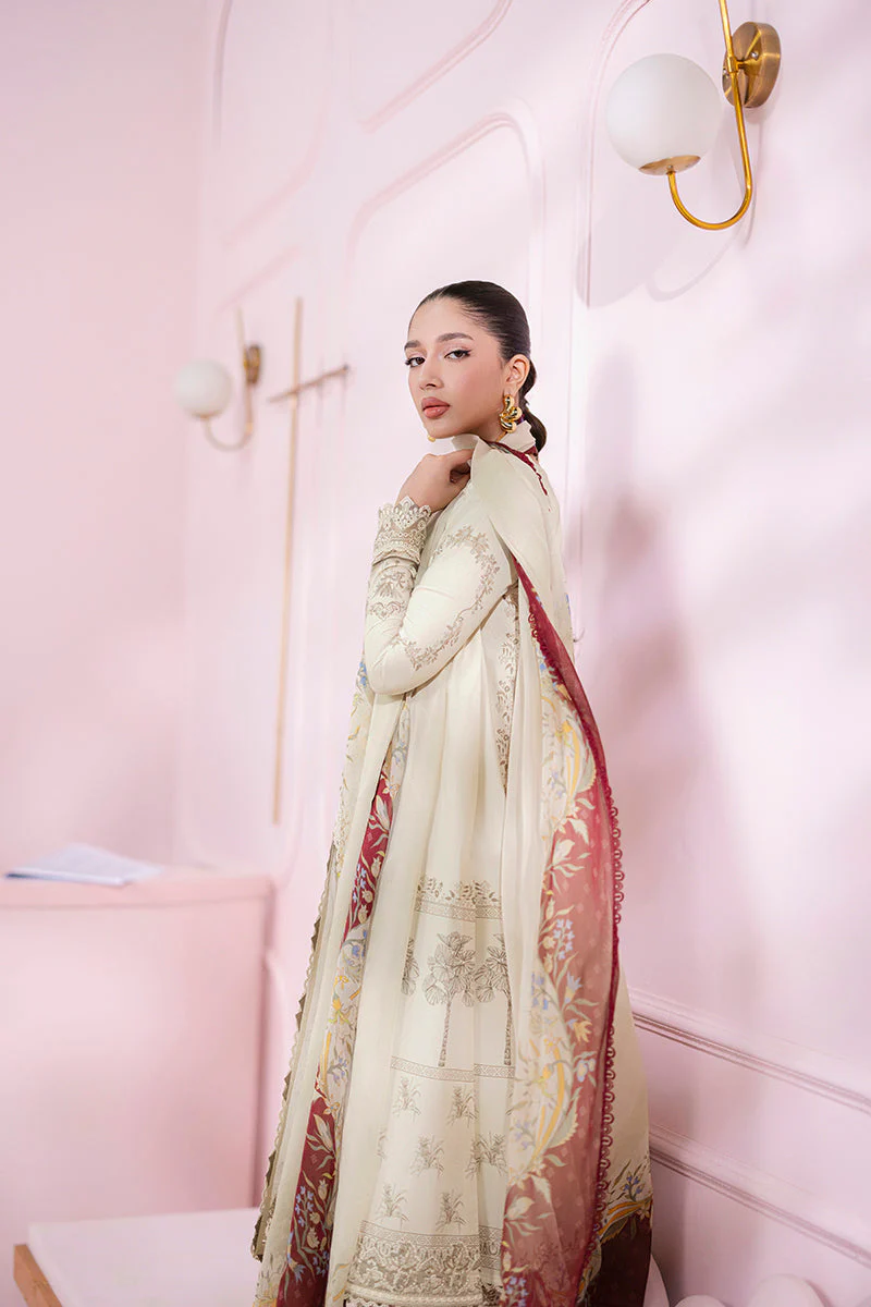 Qalamkar QPrints Lawn Vol-2 – EM-09 (А) HAZEL - Image 2