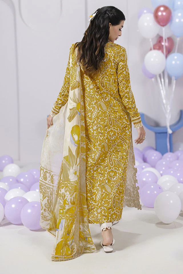 Qalamkar QPrints Lawn Vol-2 – EM-10 (B) ADELE - Image 2